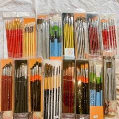 Tổng Hợp Bộ Cọ Vẽ Sunway Cán Dài Các Loại