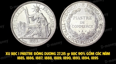 Tiền xu bạc Đông Dương qua các thời kì lịch sử
