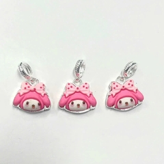 Mặt dây chuyền dành cho bé labubu BẠC HIỂU MINH MTE006