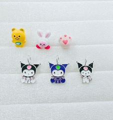 Mặt dây chuyền dành cho bé kiểu dáng dễ thương BẠC HIỂU MINH MTE003