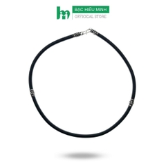 Dây Chuyền Vòng Cổ Nam Bọc Bạc Thật Nam Tính Thể Thao - BẠC HIỂU MINH DCS038S