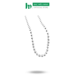 Dây Chuyền Vòng Cổ Trẻ Em Bạc Ta Bi Trơn Bền Đẹp Chính Hãng  BẠC HIỂU MINH DTE060