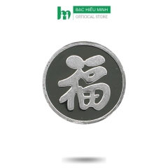 Đồng Bạc Đánh Cảm Cạo Gió Chữ Phúc Đường Kính 2.3cm Bạc Ta Nguyên Chất S99 BẠC HIỂU MINH XDG7
