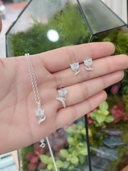 Combo Bộ Trang Sức Bạc Hồ Ly BẠC HIỂU MINH BCB013