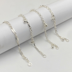 Lắc Tay Lắc Chân Cho Bé Mix Charm Bạc Ta Bạc Hiểu Minh LTE578