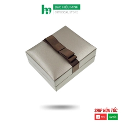 Hộp Quà Đựng Đồ Trang Sức Hộp Quà Tặng Thương hiệu 8x7cm Chính Hãng  BẠC HIỂU MINH HQ002