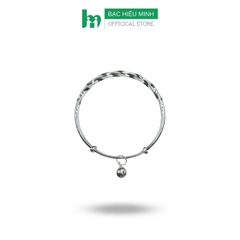 Lắc tay Cho Bé Bạc Ta Mix Charm Bi Tròn Bạc Hiểu Minh LTE575