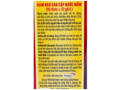 Nước mắm Nam Ngư cá cơm tươi 32 độ đạm chai 500ML