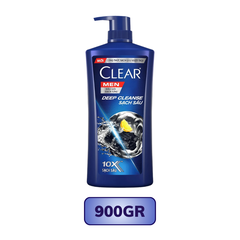 Dầu Gội Clear Men Deep Cleanse Sạch Sâu 170G/ 340G/ 650G/ 900G