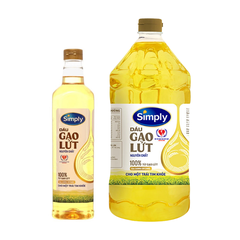 Dầu gạo lứt nguyên chất Simply