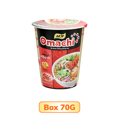 Mì khoai tây Omachi xốt bò hầm Gói 80G/ Hộp 70G/ 92G