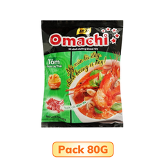 Mì khoai tây Omachi tôm chua cay Thái Hộp 66G/ Gói 80G/ Tô 91G