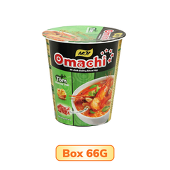 Mì khoai tây Omachi tôm chua cay Thái Hộp 66G/ Gói 80G/ Tô 91G