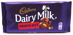 Chocolate Trái cây và hạt Cadbury Dairy Milk 100g (12 bars x 6)