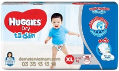 Tã dán Huggies Jumbo size XL38