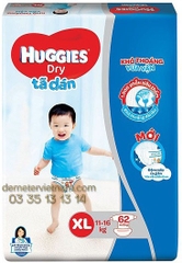 Tã dán Huggies Super Jumbo size XL62