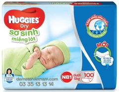 Miếng lót Huggies Newborn pads size No.1 100