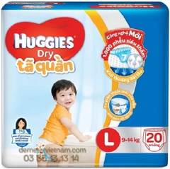 Tã quần Huggies Economy size L20