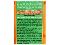 Nước chấm chua ngọt Nam Ngư ớt tỏi Lý Sơn chai 300ML