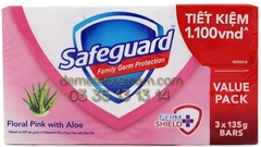 Safeguard xa phong cuc hong nha dam 135g (combo 3)