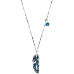 Dây chuyền Bạc ý 925 pha lê Swarovski - Leaves