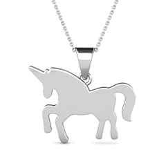 Dây chuyền bạc ý 925 pha lê Swarovski 2618 CECY  White unicorn