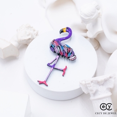 Trâm cài áo CECY Flamingo 0306T