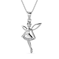 Dây chuyền bạc ý 925 pha lê Swarovski - CECY Fairies 1172