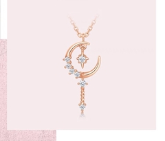 Dây chuyền bạc ý 925 mạ vàng 18k Fairy Star CECY 17091