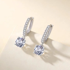 Khuyên tai bạc ý 925 pha lê Swarovski -2778