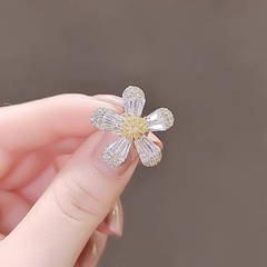 Trâm cài áo pha lê Swarovski Flower 12034