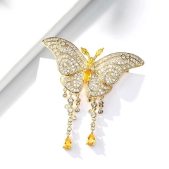 Trâm cài áo pha lê Swarovski Butterfly 12032