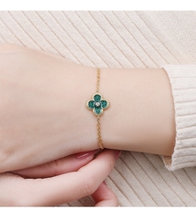 Lắc tay Four-leaf clover  Swarovski S925 - L01