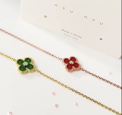 Lắc tay Four-leaf clover  Swarovski S925 - L01