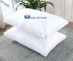 Ruột gối Microfiber 2 viền cao cấp giả lông vũ R03 Đệm Việt Pháp