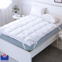 Tấm nệm bông Topper Microfiber giả lông vũ TMB01 Đệm Việt Pháp