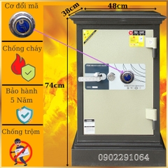 Két sắt Hàn Quốc Trusafe C45DM khóa cơ đổi mã chống cháy