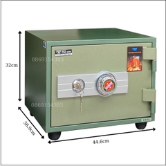 Két sắt hòa phát KS35N khóa cơ đổi mã cỡ nhỏ để tủ