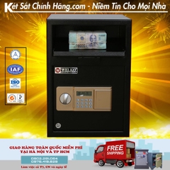 Két sắt siêu thị thu ngân KW50E xuất khẩu mỹ