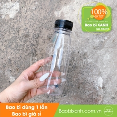 Chai nhựa 300ml miệng rộng