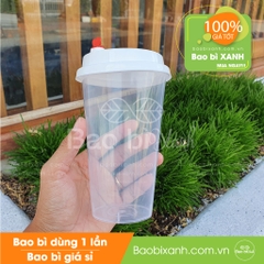 Ly nhựa nắp tim 500ml