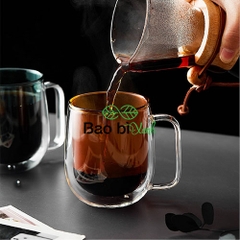 Bộ Ly 2 lớp Cafe Sinh Tố 300ml