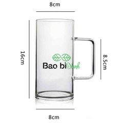 Ly cafe 700ml có quai bộ 6 ly