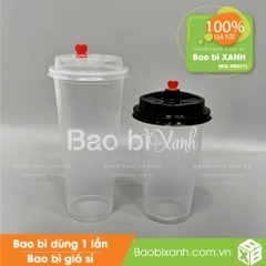 Ly tim mờ 700ml