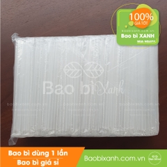 Ống hút phi 6 trong có bọc màng - Bịch 1kg