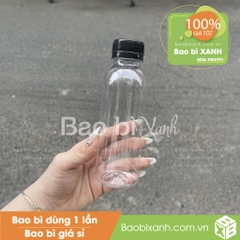 Chai nhựa 200ml tròn