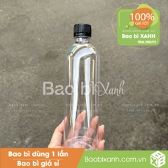 Chai nhựa tròn cao 500ml