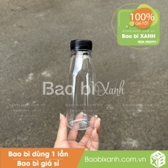 Chai nhựa 300ml miệng rộng