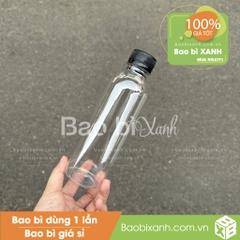 Chai nhựa 300ml tròn cao