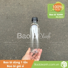 Chai nhựa 300ml tròn cao